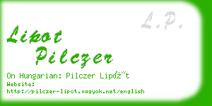 lipot pilczer business card